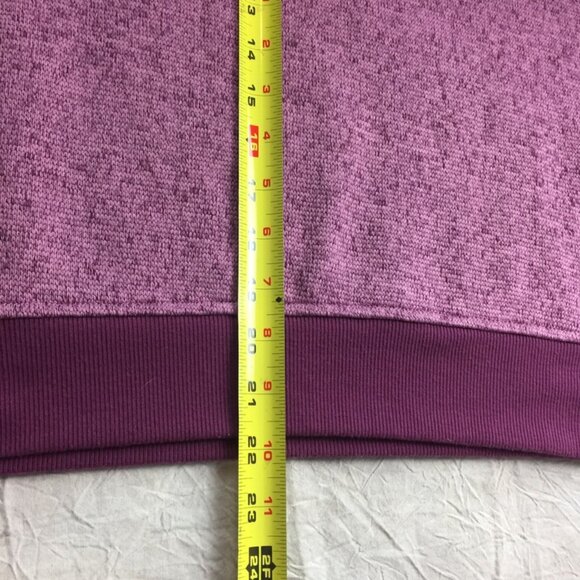 L.L.Bean Lightweight Soft Crewneck Sweater Fleece Top Purple Women’s size Med - Picture 6 of 9